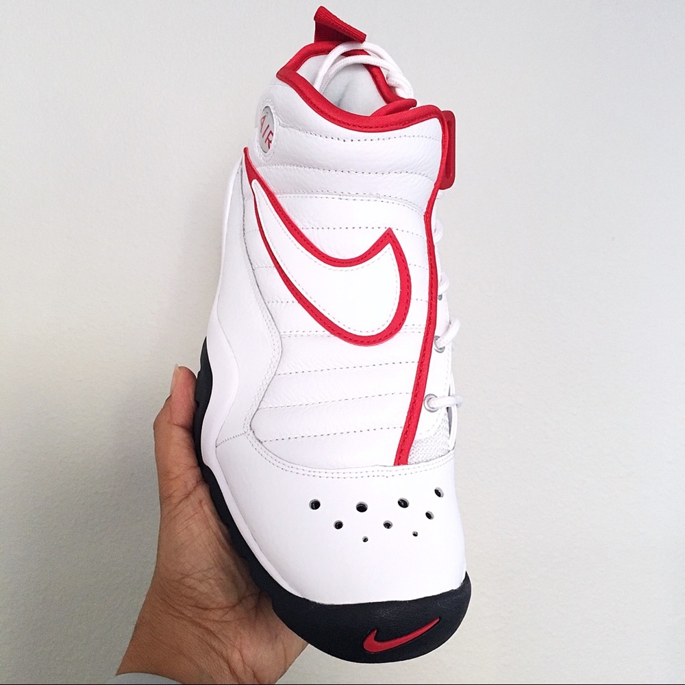 Men’s Nike Air Shake Ndestrukt Red White Black - Picture 3 of 8